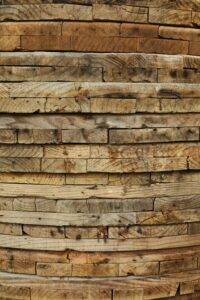 Air-dried wood